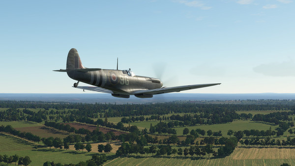 Скриншот из DCS: Spitfire LF Mk. IX Operation Epsom Campaign by B&W Campaigns