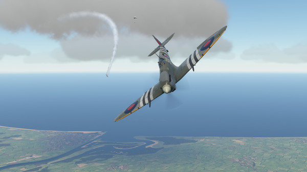 Скриншот из DCS: Spitfire LF Mk. IX Operation Epsom Campaign by B&W Campaigns