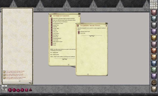 Скриншот из Fantasy Grounds - Mythic Monsters: Plants (PFRPG)