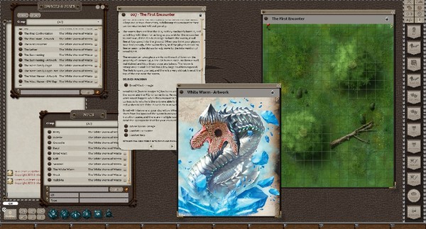 Скриншот из Fantasy Grounds - B10: White Worm of Weston (5E)