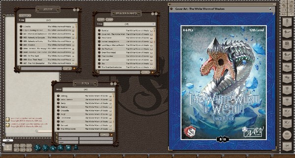 Скриншот из Fantasy Grounds - B10: White Worm of Weston (5E)