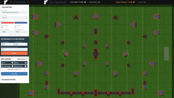 2D Paintball game for Linux 1