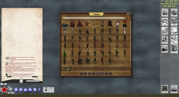 Скриншот из Fantasy Grounds - Weird Wars II: Island of Dreams (Savage Worlds)