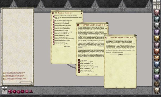 Скриншот из Fantasy Grounds - Mythic Monsters #2: Molds, Slimes, and Fungi (PFRPG)