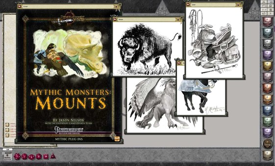 Скриншот из Fantasy Grounds - Mythic Monsters #4: Mounts (PFRPG)