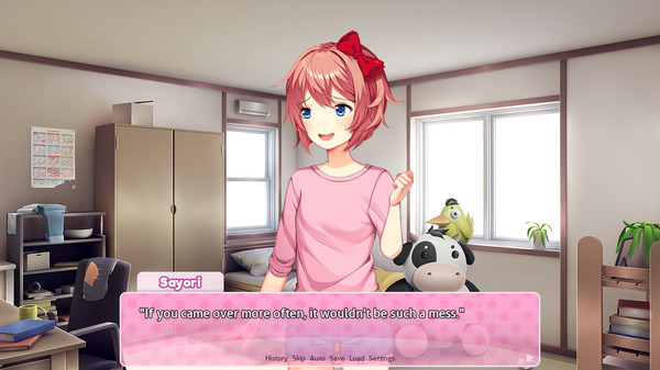 Скриншот из Doki Doki Literature Club