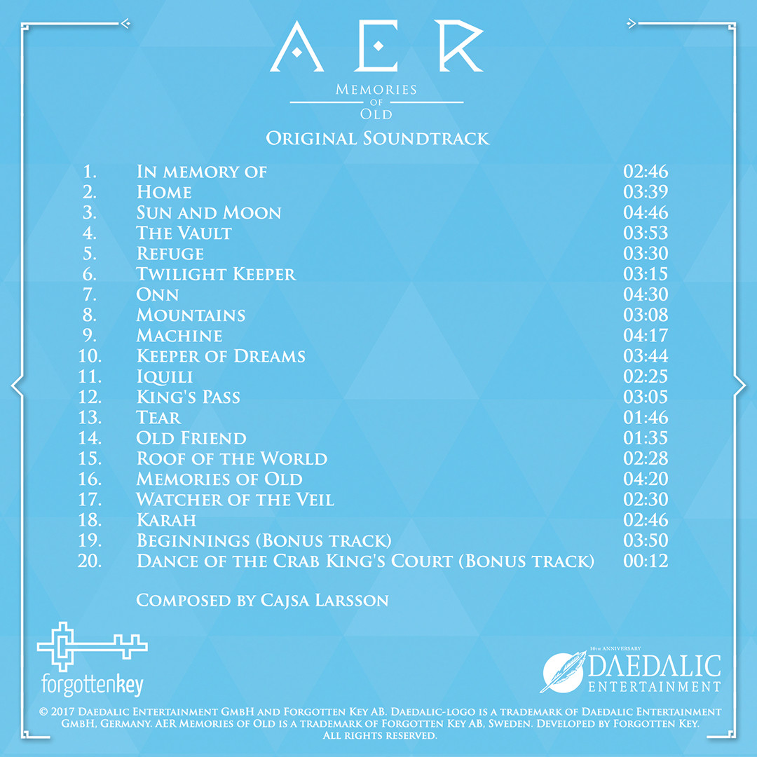 AER Memories Of Old Soundtrack Crack