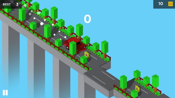 Скриншот из Pixel Traffic: Risky Bridge