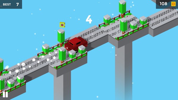 Pixel Traffic: Risky Bridge Steam