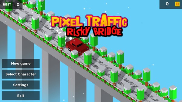 Скриншот из Pixel Traffic: Risky Bridge