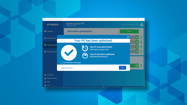 MAGIX PC Check & Tuning 2018 Steam Edition game for Linux 1