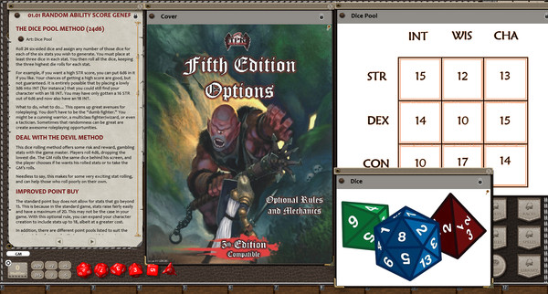 Скриншот из Fantasy Grounds - Fifth Edition Options (5E)