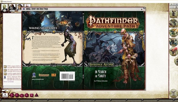 Скриншот из Fantasy Grounds - Pathfinder RPG - Strange Aeons AP 1: In Search of Sanity (PFRPG)