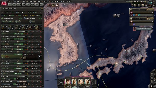 Скриншот из Hearts of Iron IV: Waking the Tiger