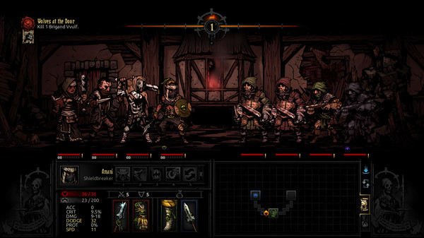 Скриншот из Darkest Dungeon®: The Shieldbreaker