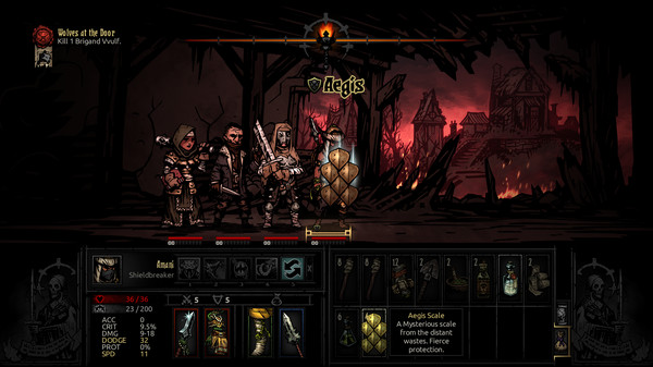 Скриншот из Darkest Dungeon®: The Shieldbreaker