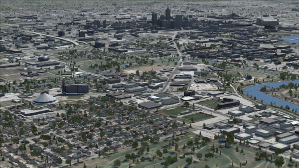 Скриншот из FSX Steam Edition: US Cities X: Indianapolis Add-On