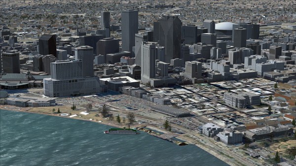 Скриншот из FSX Steam Edition: US Cities X: New Orleans Add-On