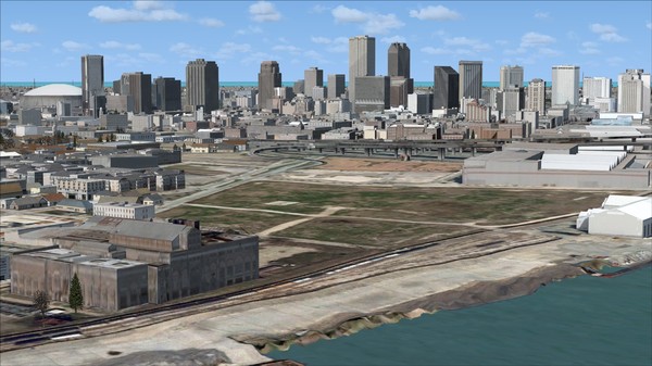 Скриншот из FSX Steam Edition: US Cities X: New Orleans Add-On