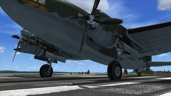 Скриншот из FSX Steam Edition: Curtiss C-46 Commando Add-On