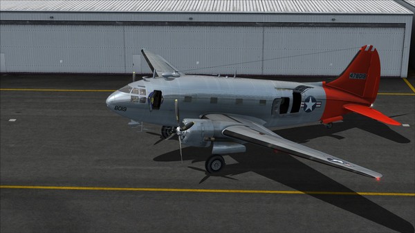 Скриншот из FSX Steam Edition: Curtiss C-46 Commando Add-On