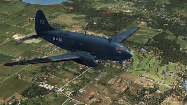 Скриншот из FSX Steam Edition: Curtiss C-46 Commando Add-On