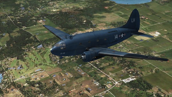 Скриншот из FSX Steam Edition: Curtiss C-46 Commando Add-On