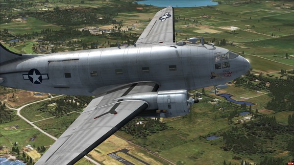 Скриншот из FSX Steam Edition: Curtiss C-46 Commando Add-On