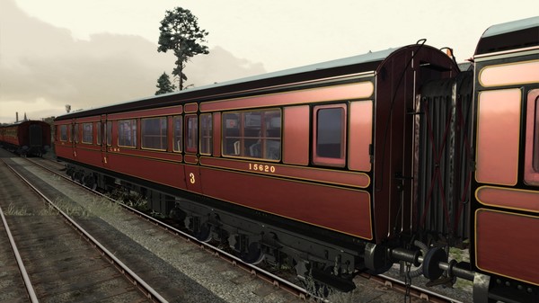 Скриншот из TS Marketplace: Caledonian Railway 65ft Grampian LMS Period 1 Coach Pack