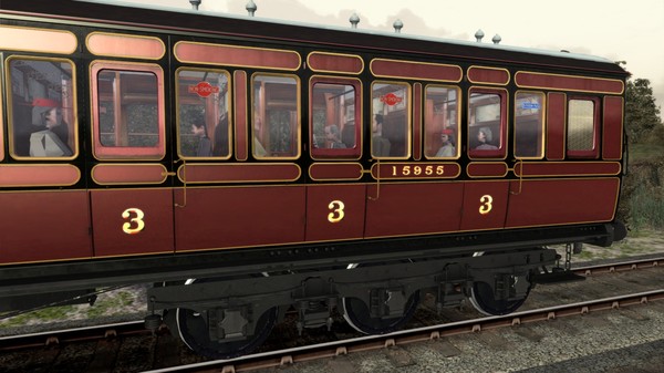 Скриншот из TS Marketplace: Caledonian Railway 65ft Grampian LMS Period 1 Coach Pack