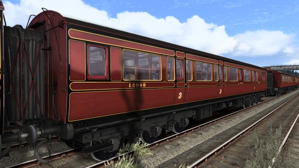 Скриншот из TS Marketplace: Caledonian Railway 65ft Grampian LMS Period 1 Coach Pack