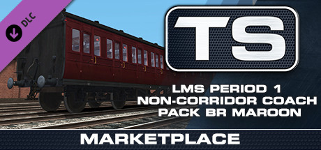 TS Marketplace: LMS Period 1 Non-Corridor Coach Pack BR Maroon