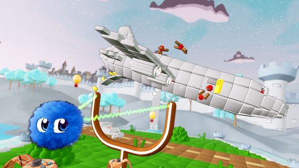 VR Furballs - Demolition game for Linux 1