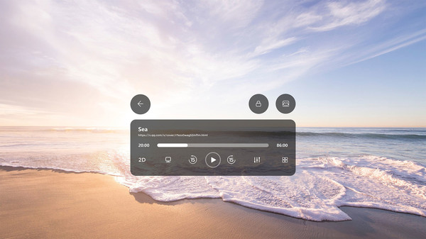 Moon VR Video Player game for Linux 1