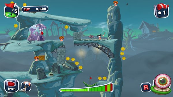 Скриншот из Worms Crazy Golf