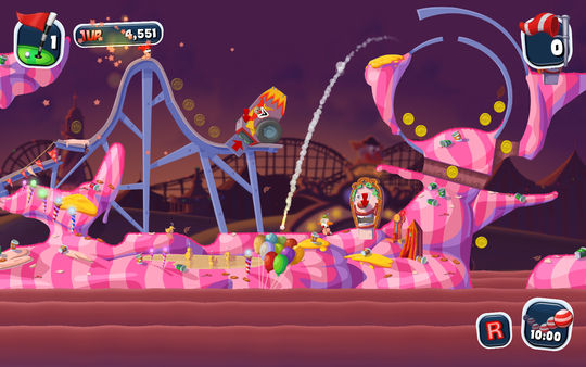 Скриншот из Worms Crazy Golf