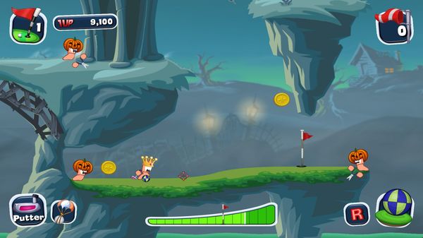 Скриншот из Worms Crazy Golf