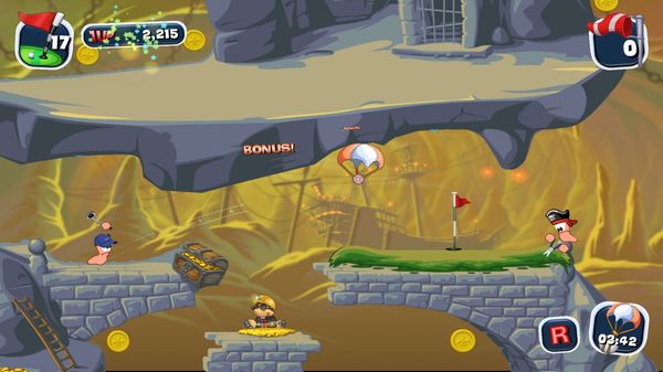 Скриншот из Worms Crazy Golf