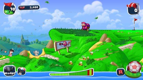 Скриншот из Worms Crazy Golf