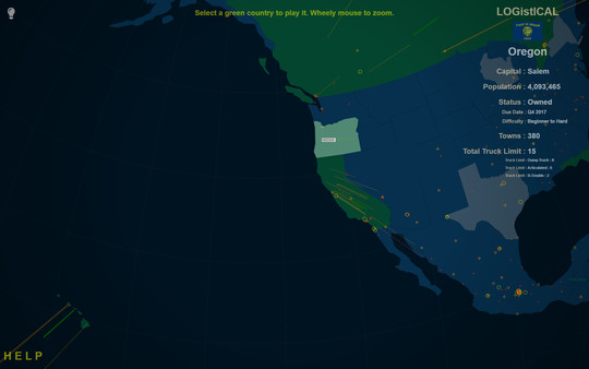 Скриншот из LOGistICAL: USA - Oregon