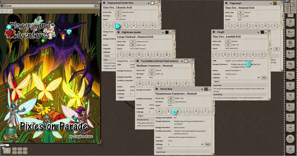 Скриншот из Fantasy Grounds - Pixies on Parade (5E)
