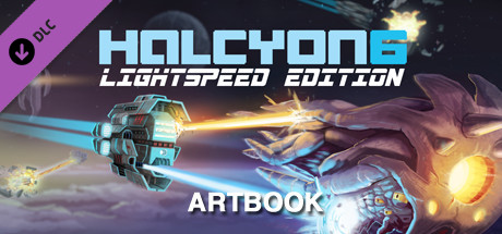 Halcyon 6: Lightspeed Edition - Artbook cover art