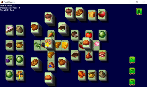 Food Mahjong game for windows Pc 1