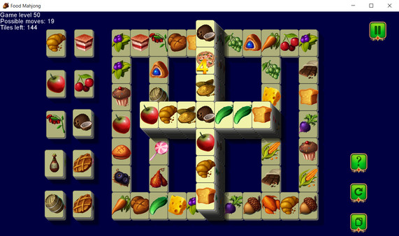 Скриншот из Food Mahjong