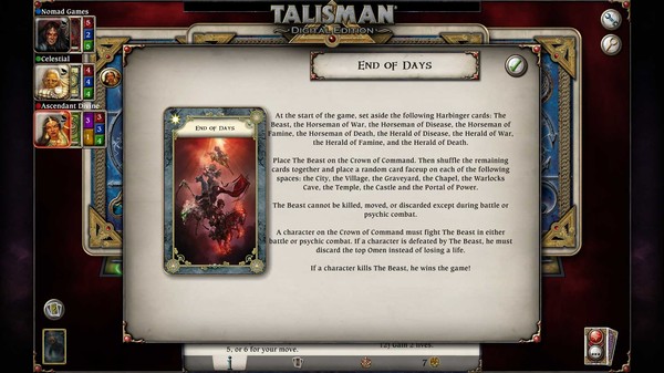 Скриншот из Talisman - The Harbinger Expansion