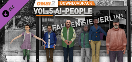 View OMSI 2 Add-on Downloadpack Vol. 5 – KI-Menschen on IsThereAnyDeal