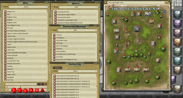 Скриншот из Fantasy Grounds - Slaughter at Splinterfang Gorge (PFRPG)