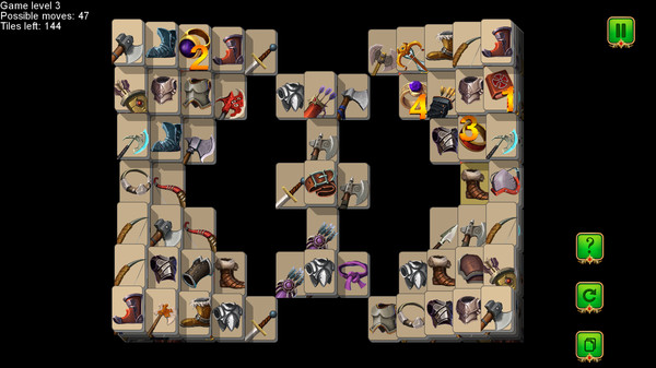 Weapon and Armor: Mahjong game for windows Pc 1