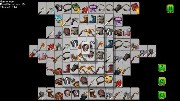 Weapon and Armor: Mahjong game for Linux 1