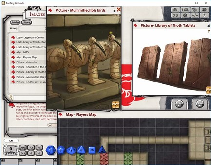 Скриншот из Fantasy Grounds - Lost Library of Thoth (5E)